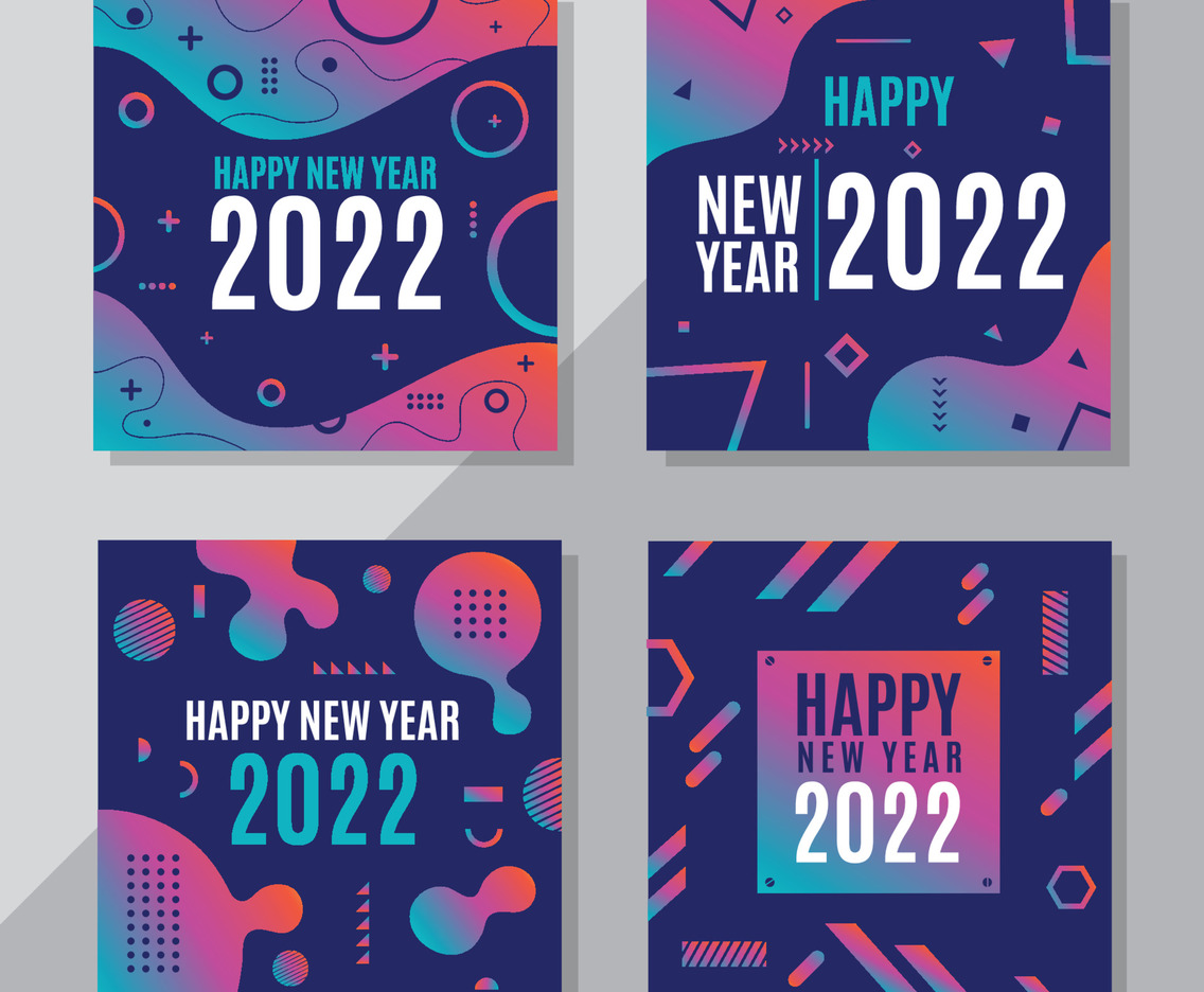 2022 Happy New Year Social Media Template