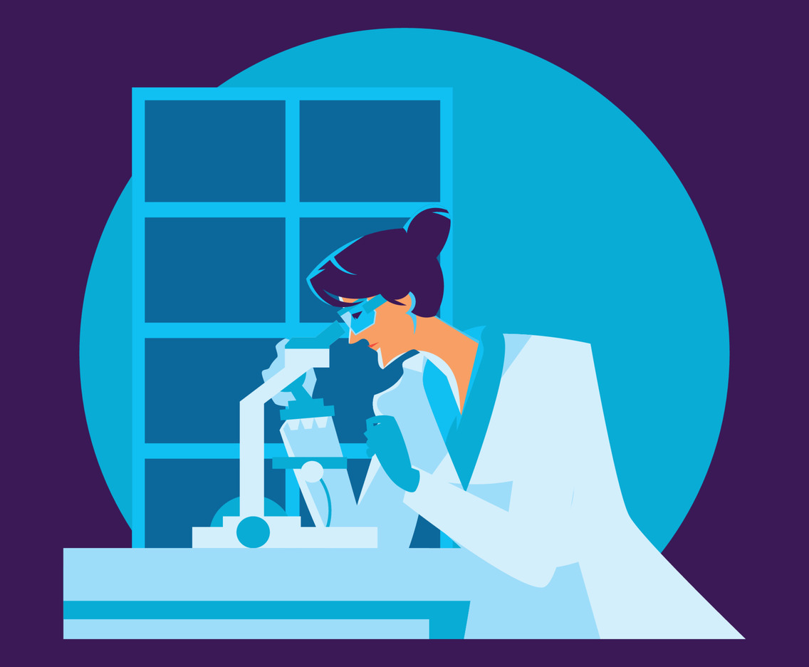 Woman Scientist in Laboratory Concept