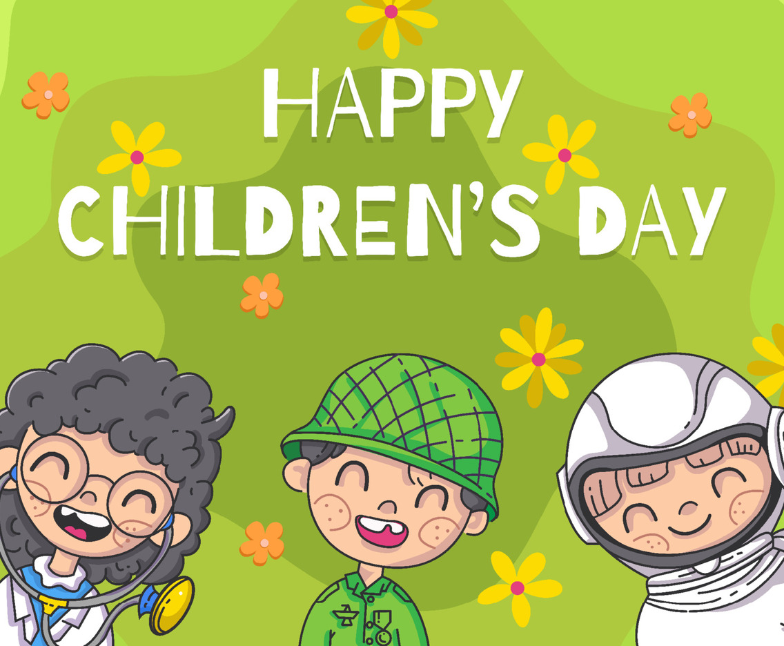 Happy Children Day Background