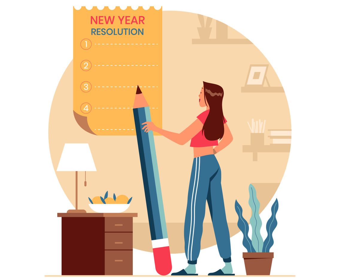 New Year Resolution Concept