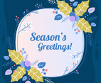 Nature Winter Floral Background