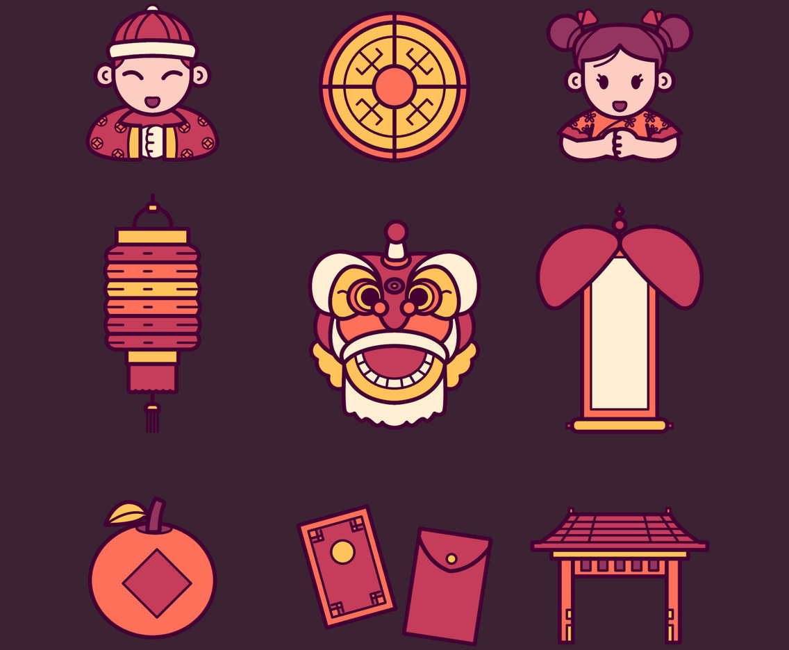 Gong Xi Fa Cai Icon Collection