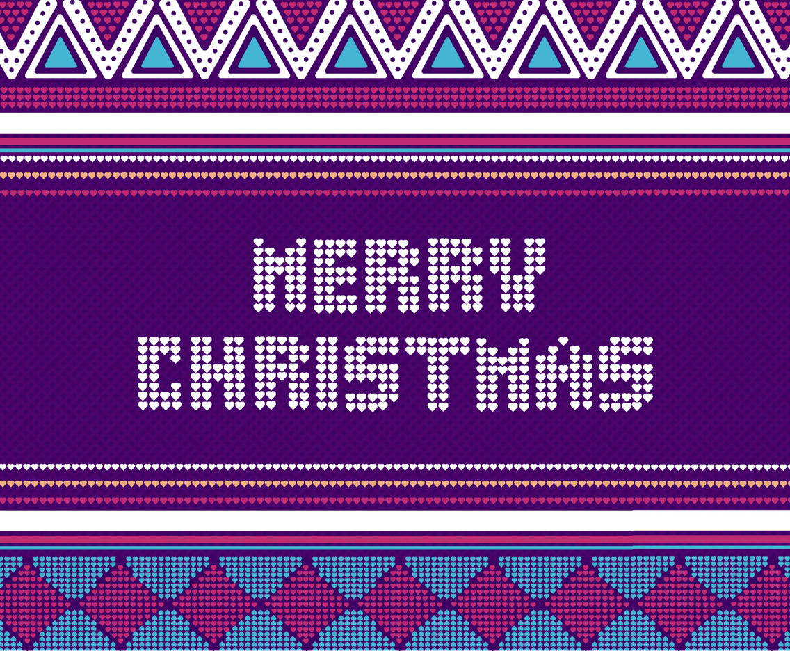Christmas Ugly Sweater with Lovely Background Design