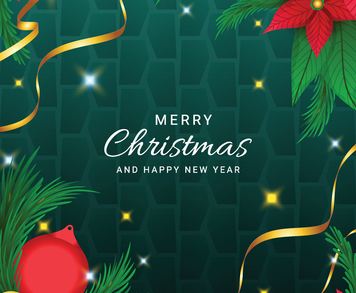 Christmas Floral Background