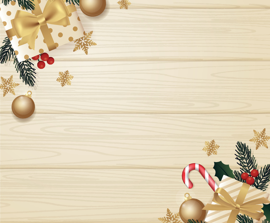 Beautiful Christmas Floral Background