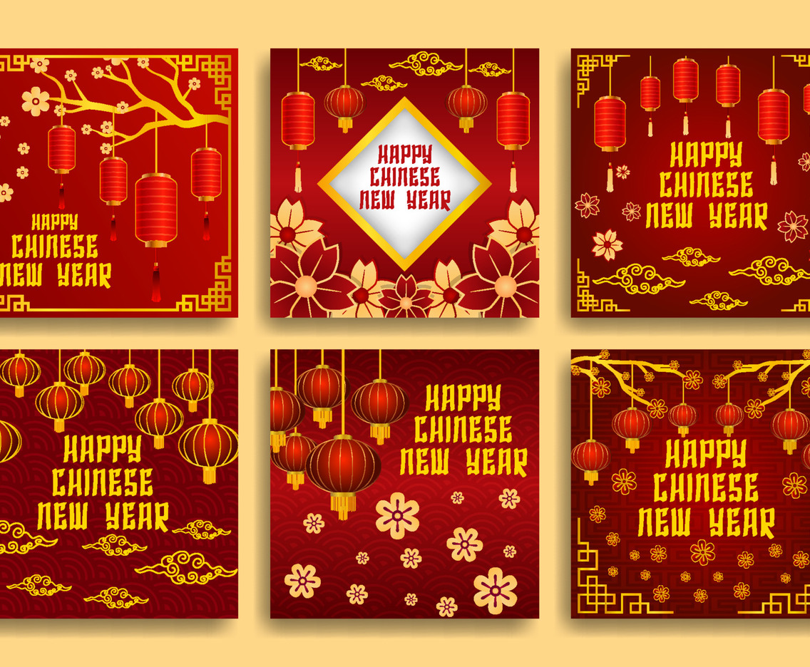 Happy Chinese New Year Social Media Posts