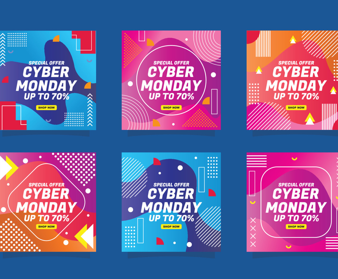 Cyber Monday Special Offer Social Media Post Collection