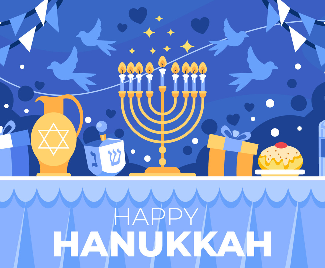 Happy Hanukkah Background