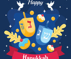Happy Hanukah Concept