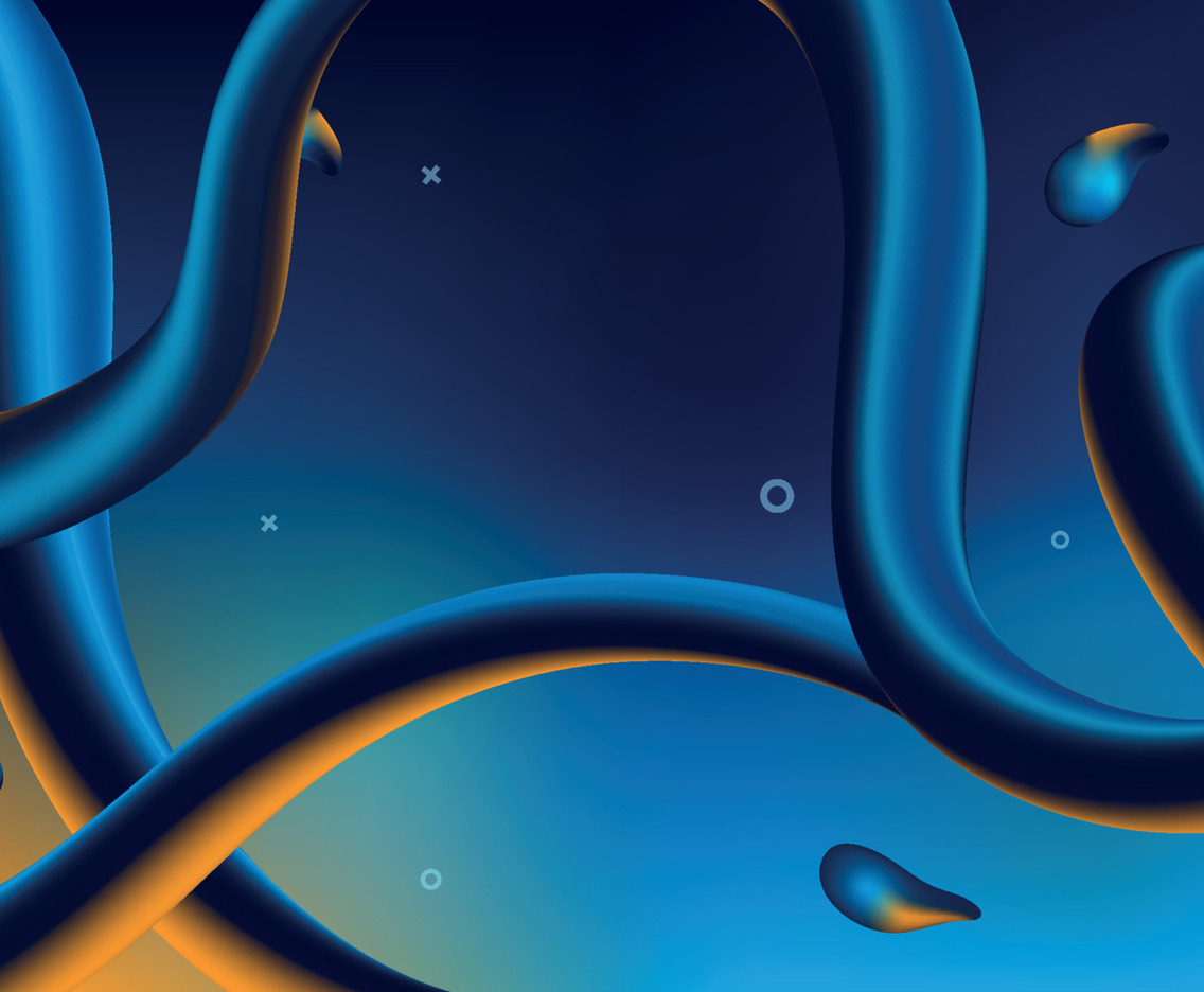 Fluid Blue Background