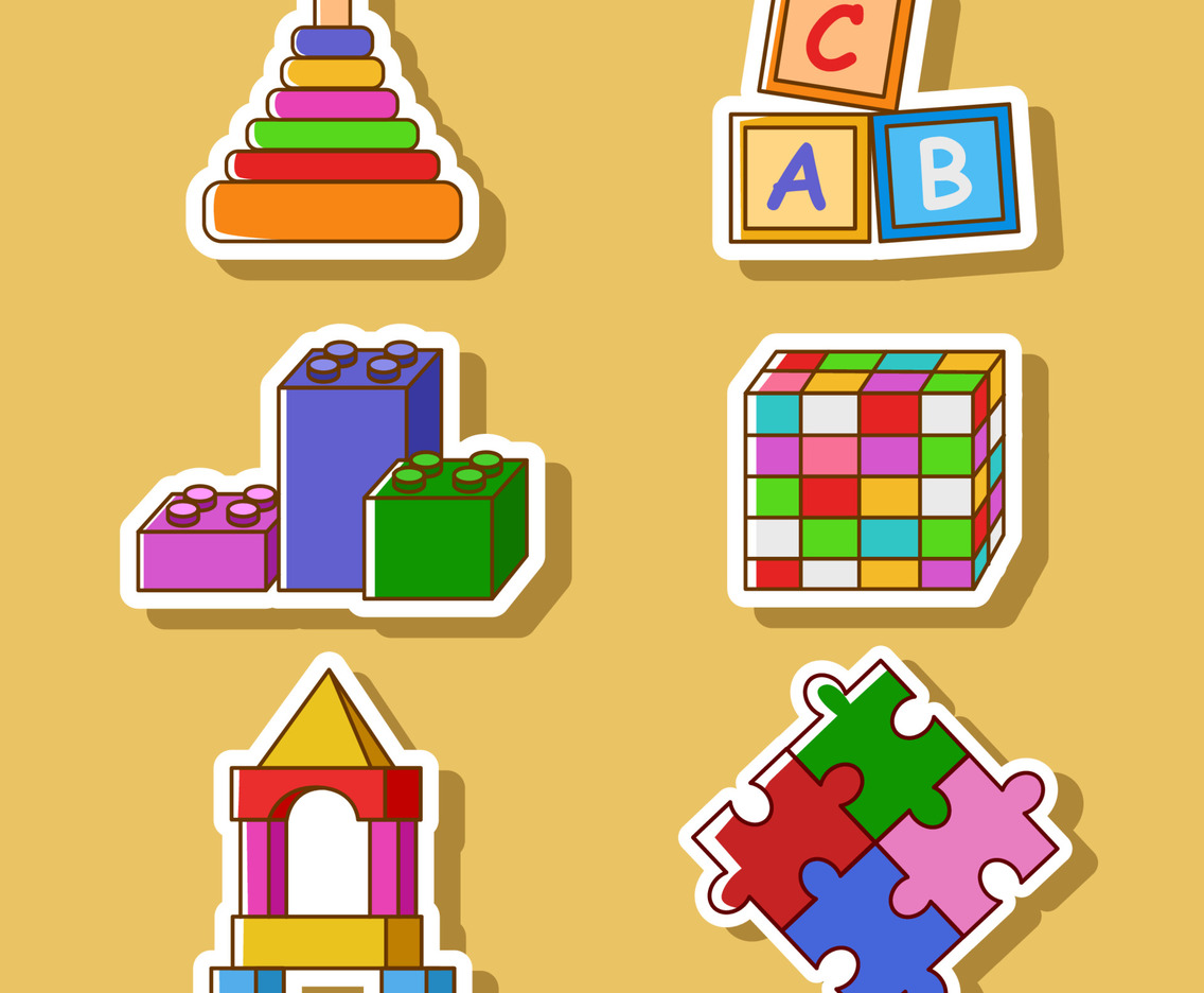 Children Activity Puzzle Sticker Set