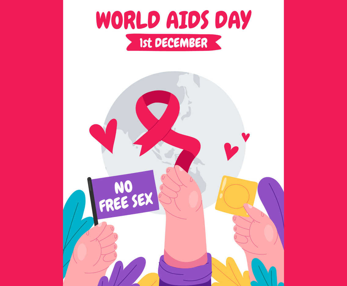 Hands Rise Up Celebrating AIDS Day
