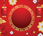 Lantern Chinese New Year Background