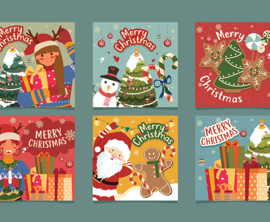 Merry Christmas Cute Social Media Post