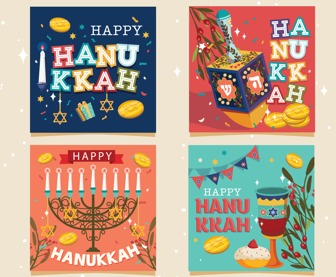 Hanukkah Social Media Template