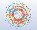 Free Colorful Circles Background