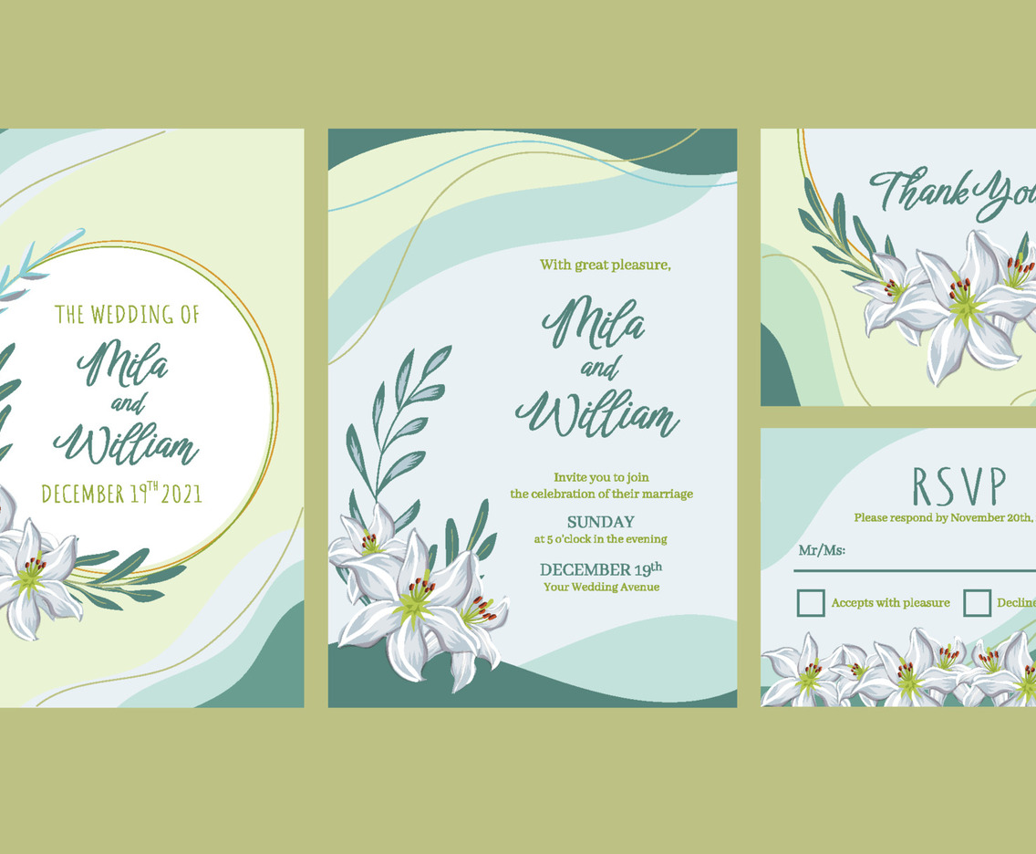 Winter Wedding Invitation