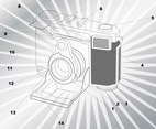 Camera Manual Vector