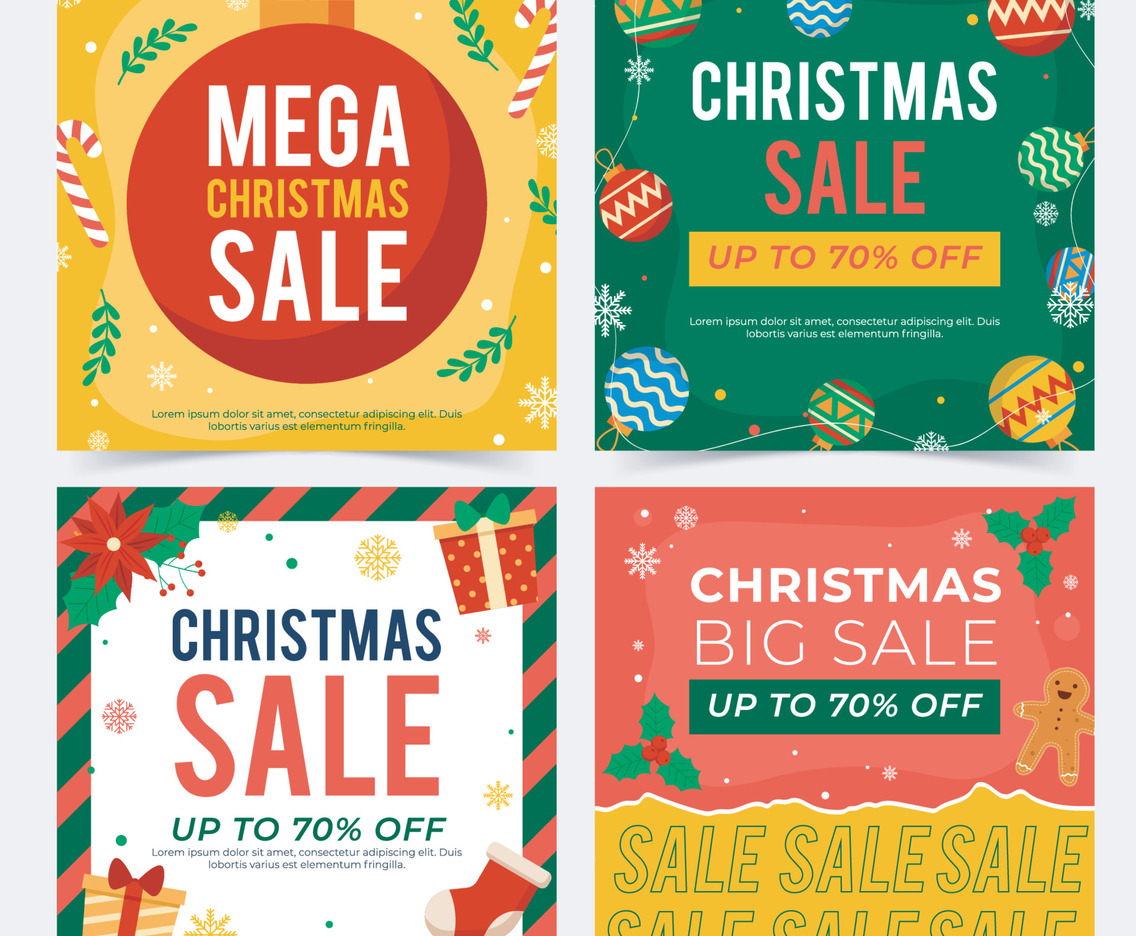 Christmas Sale Social Media Template