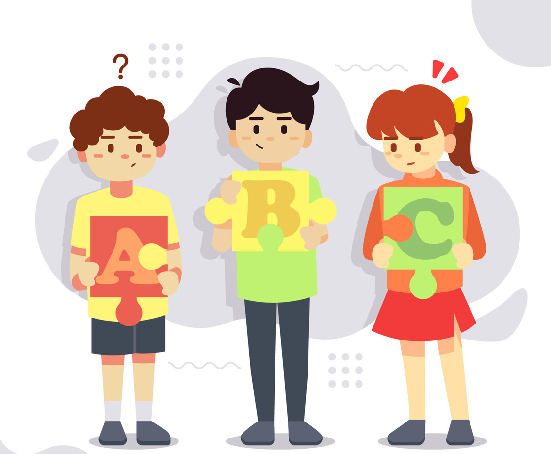 Children Activity Puzzle Illustration