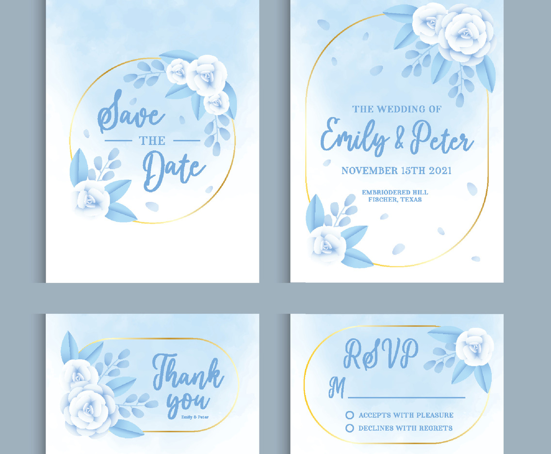 Winter Wedding Invitation