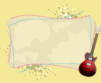 Guitar Background Vector