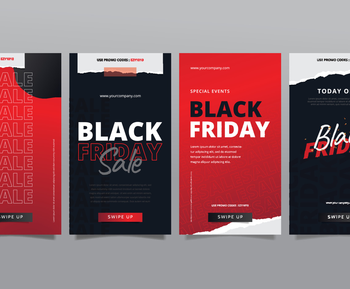Black Friday Sale Social Media Story and Post