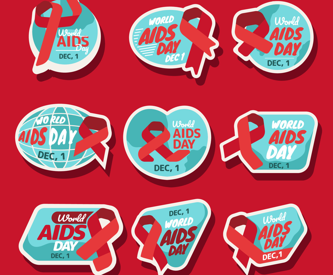 World AIDS Day Badge Collection