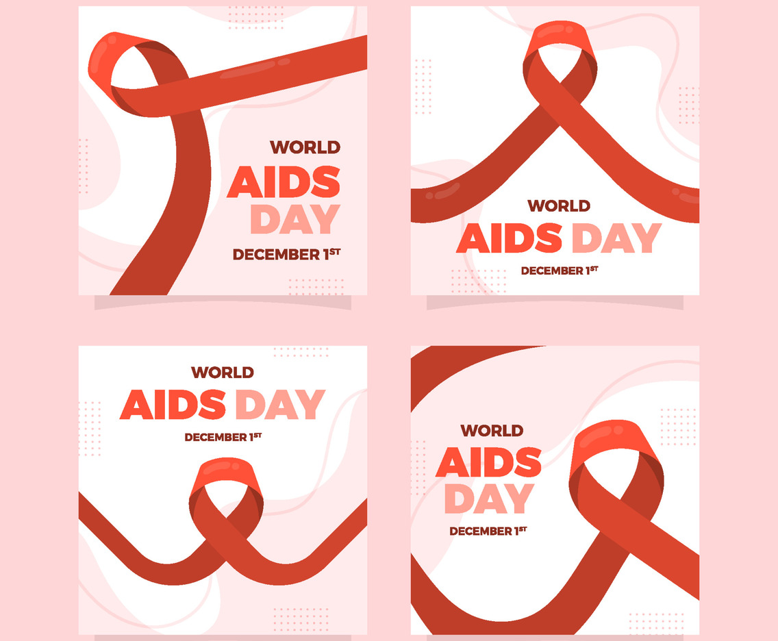 AIDS Day Social Media Post Collection