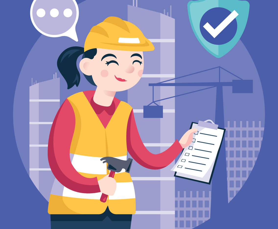 Character Focused Construction Woman