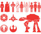 Star Wars Characters Silhouettes