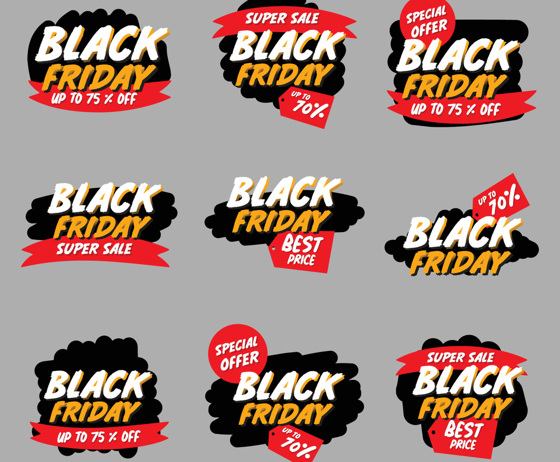 Black Friday Sale Badge Collection