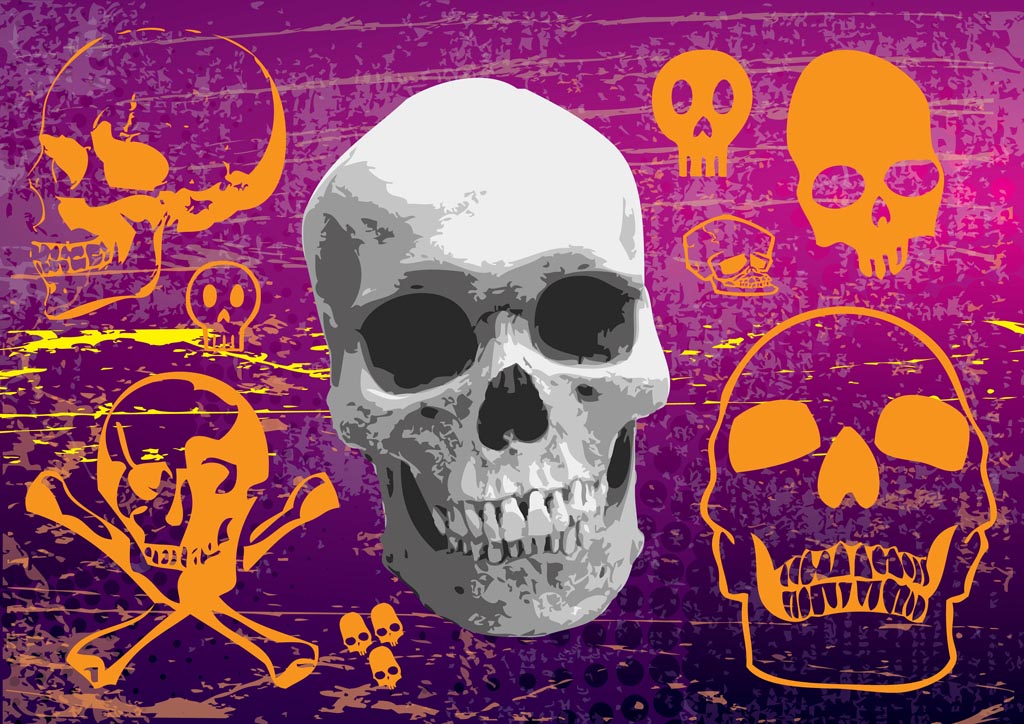 Free Skulls Vector Graphics