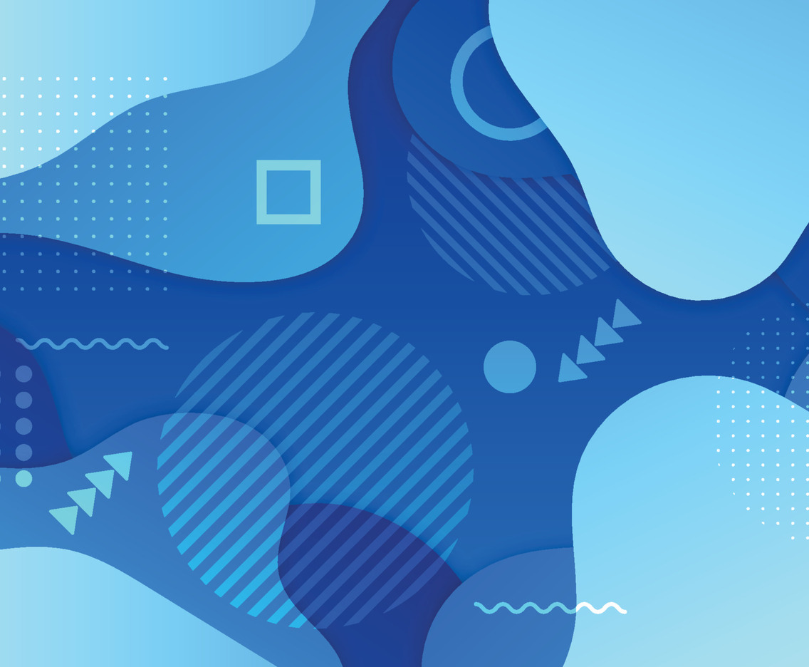 Blue Fluid Colored Background