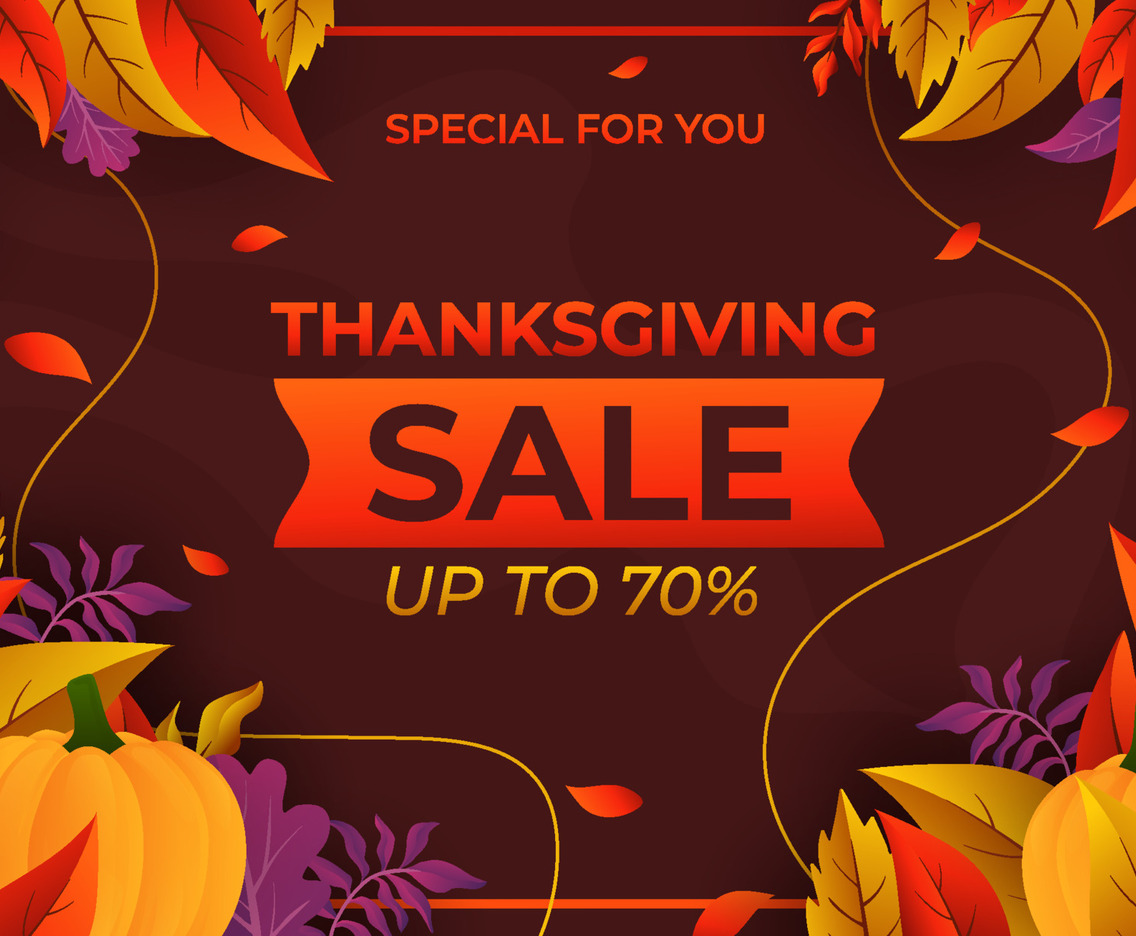 Background Thanksgiving Sale
