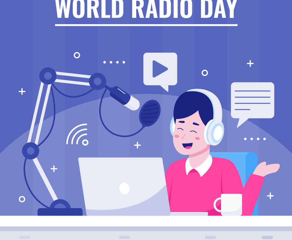 World Radio Day Illustration