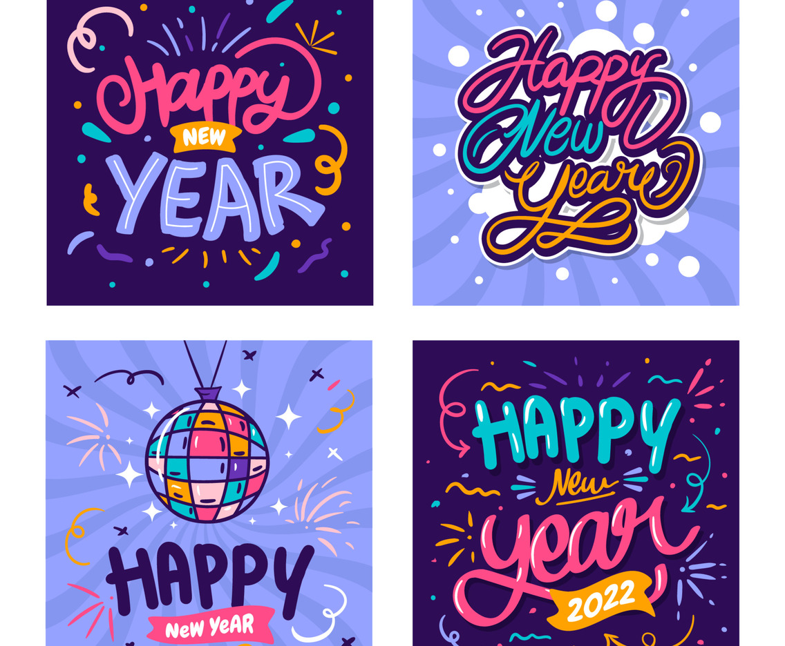 Greeting Card Happy New Year