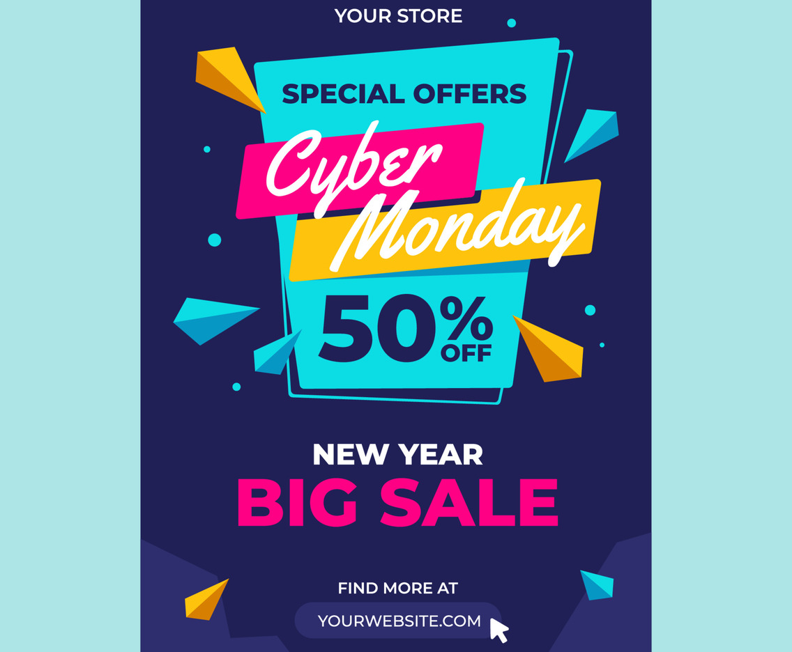 Special Cyber Monday Sale Poster