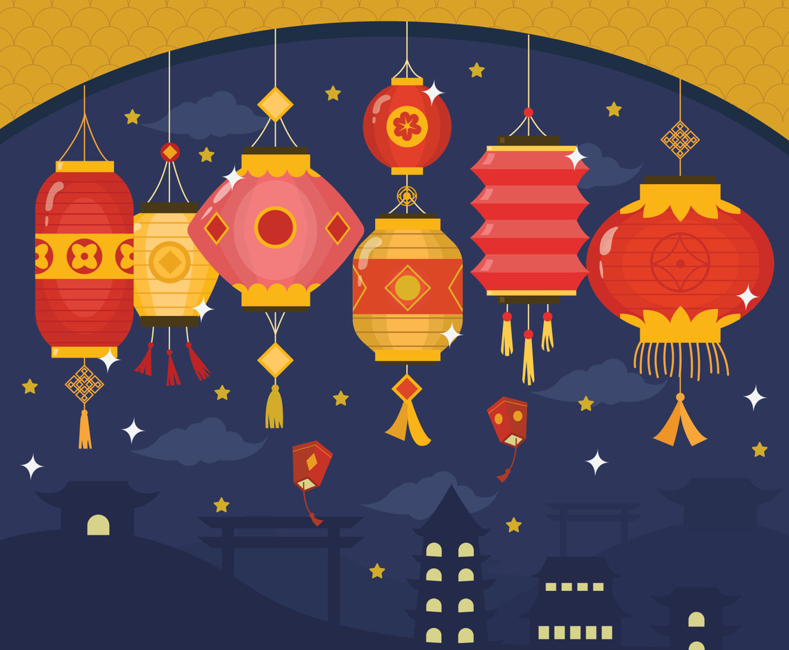 Chinese Lantern Set