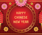 Happy Chinese New Year Background Concept
