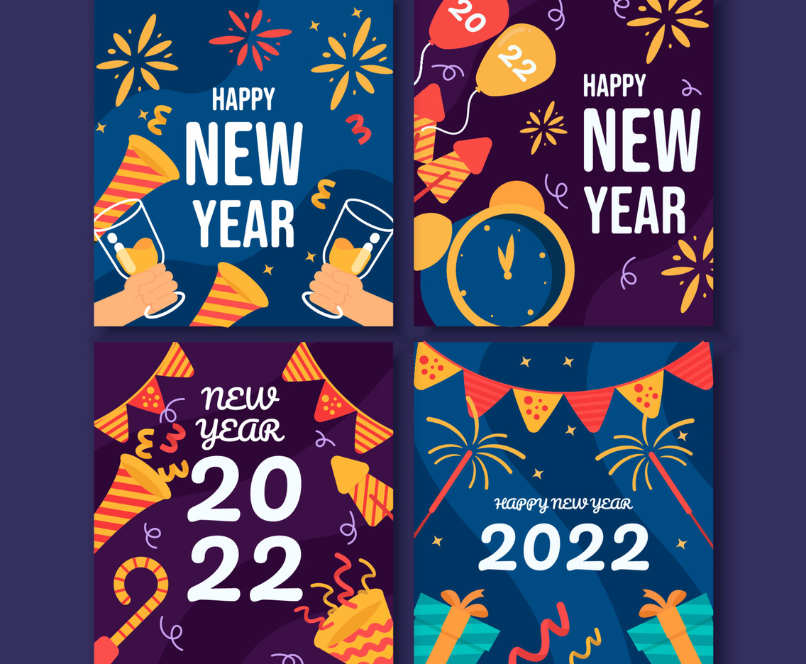 New Year Resolution Social Media Post Banner