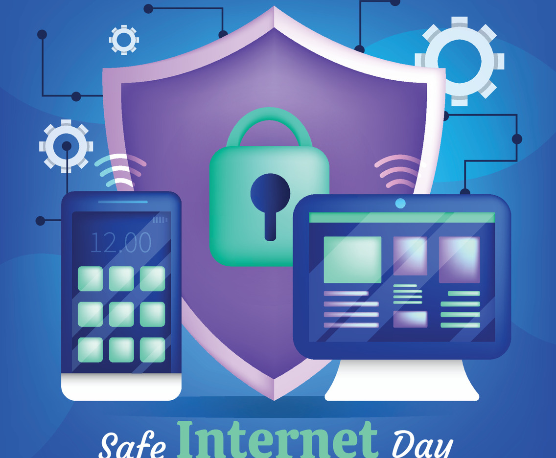 Safe Internet Day Background Template