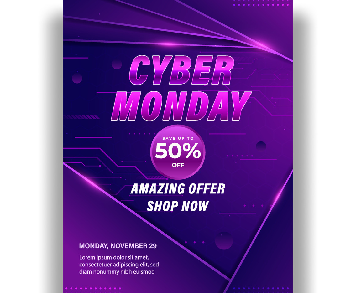 Sale Cyber Monday Poster