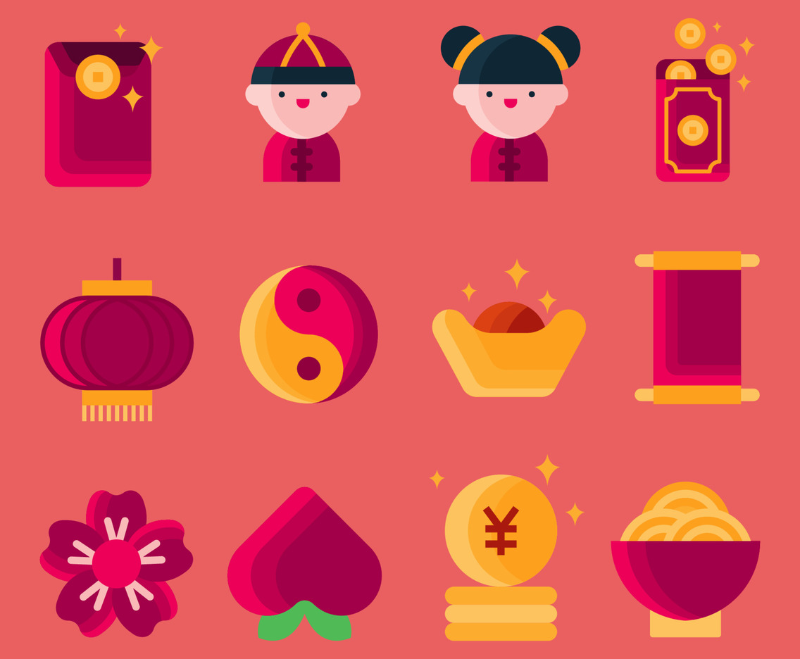 Chinese New Year Icons