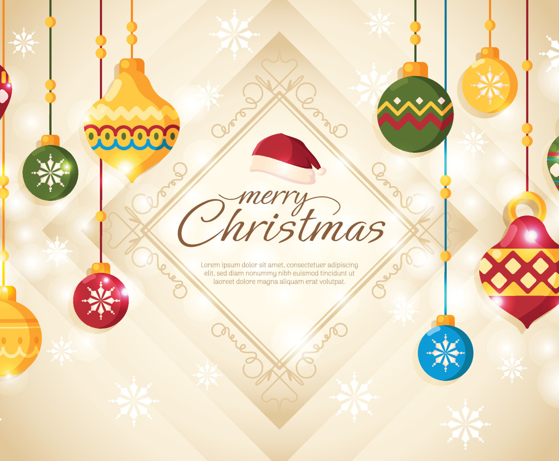 Christmas Ornament Background