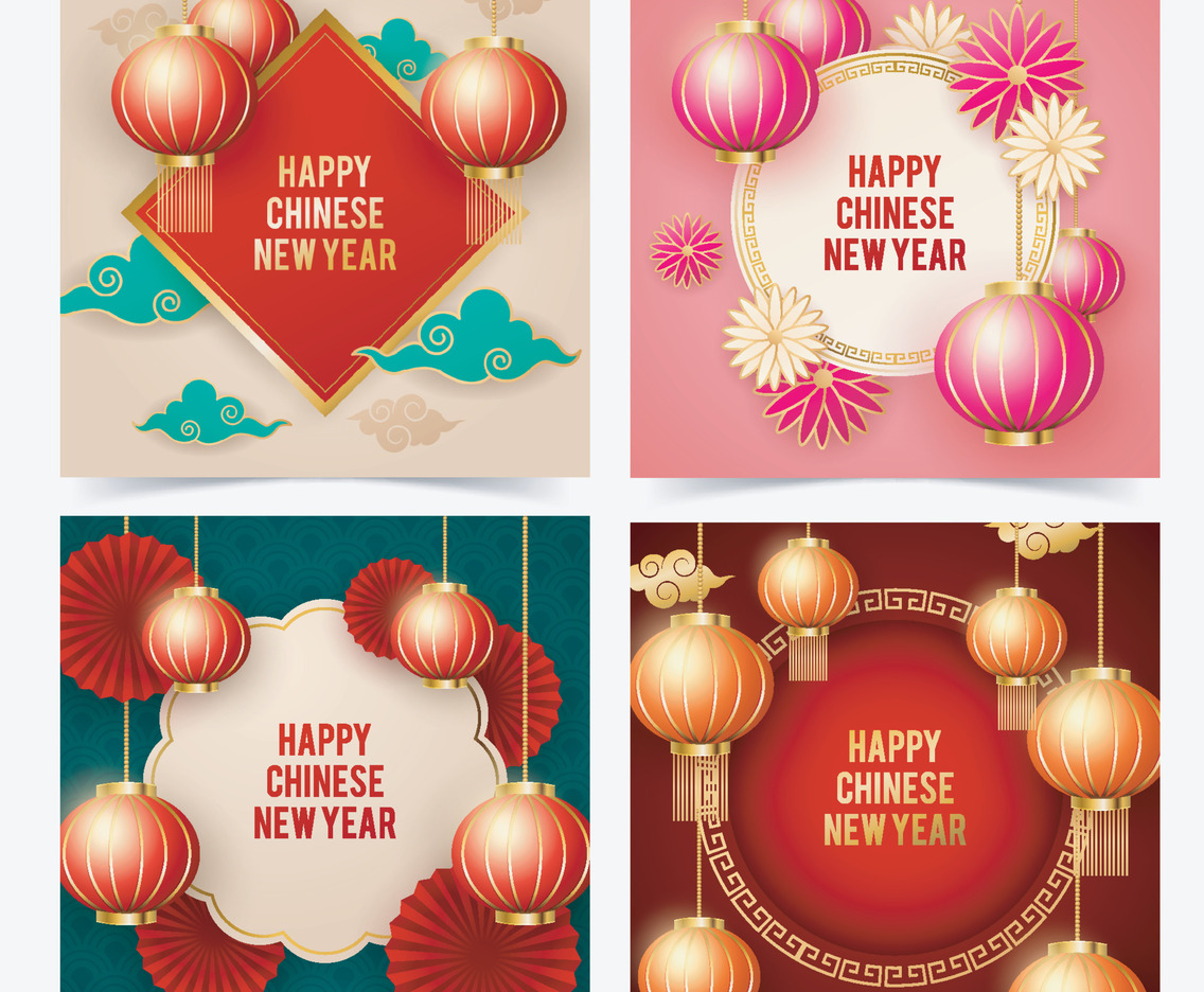 Happy Chinese New Year Social Media Template