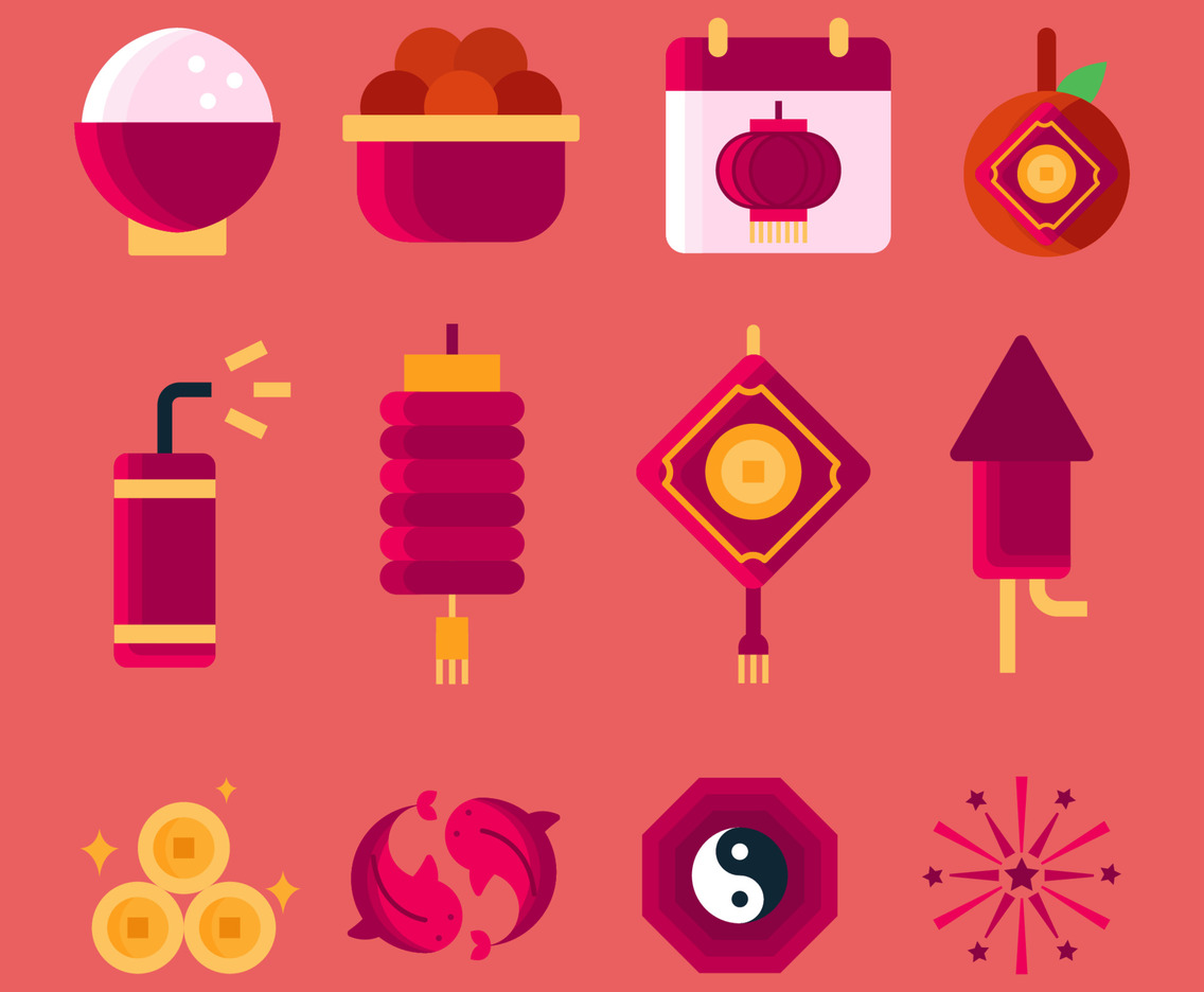 Chinese New Year Icons