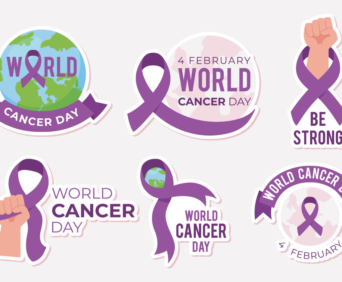 World Cancer Day Sticker Collection