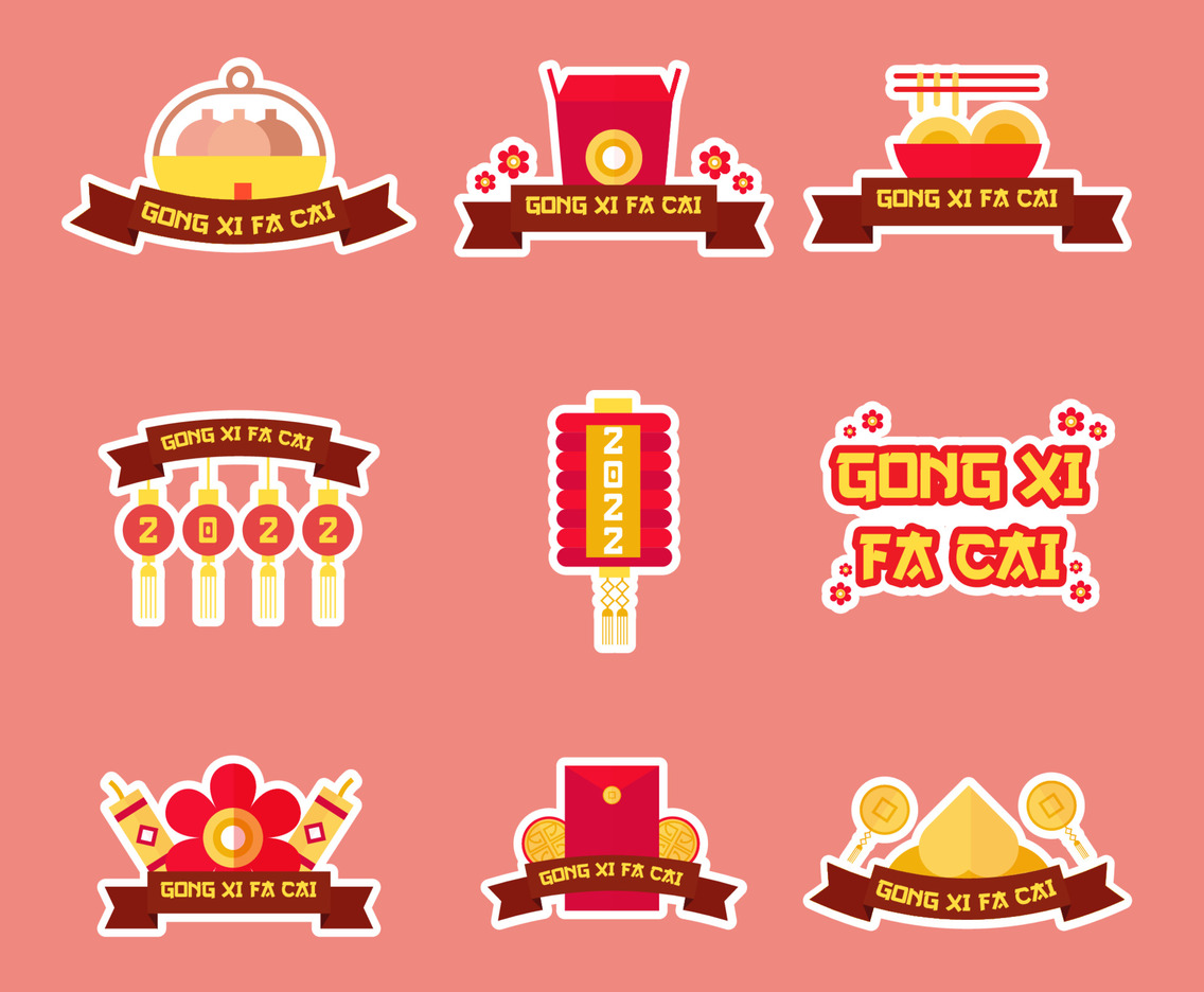Chinese New Year Icons Collection