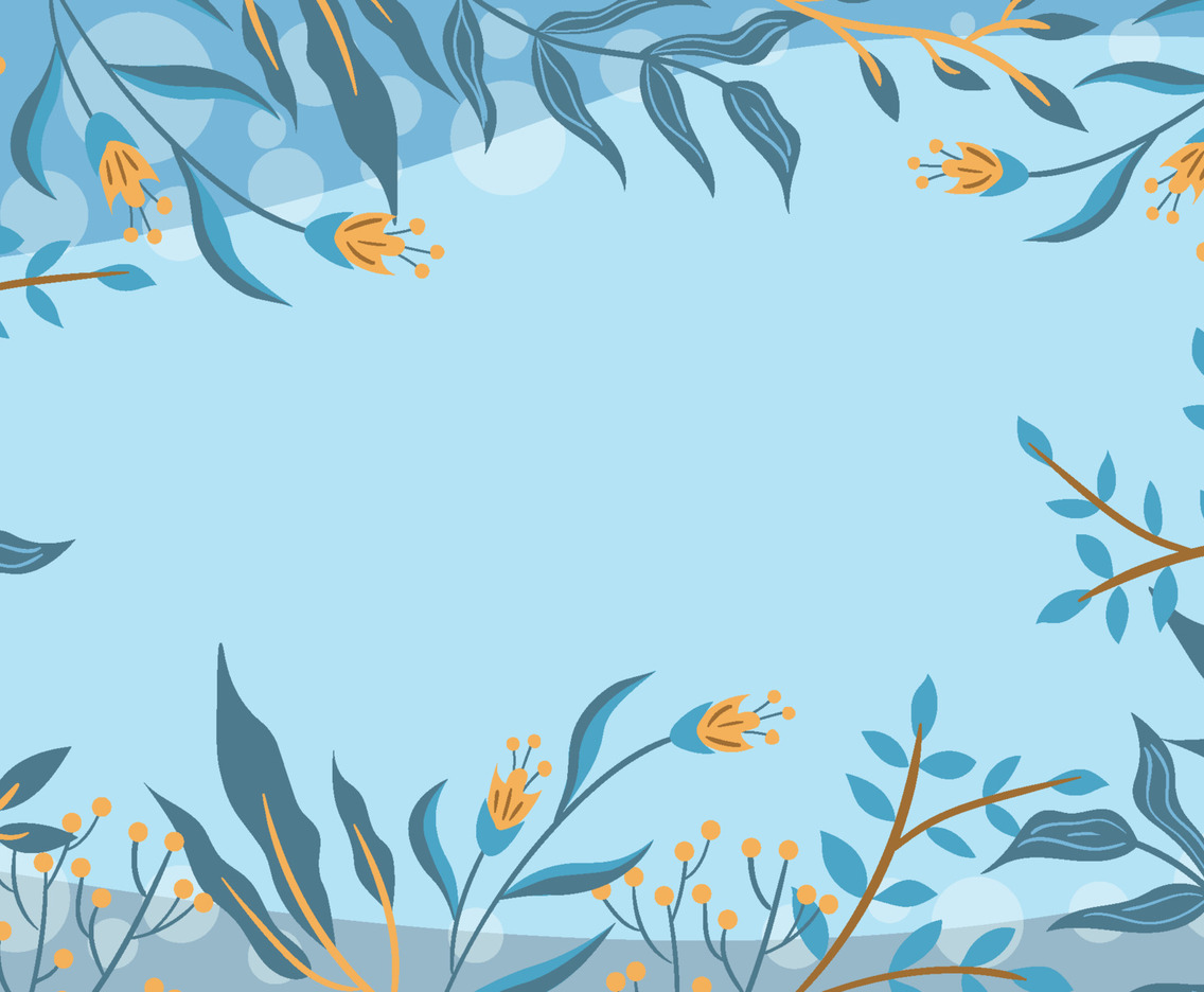 Floral Winter Background